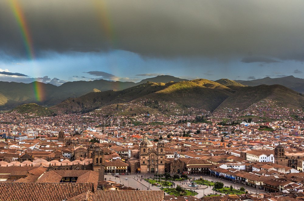 Cusco Altitude Sickness - Panoramic view of historic Cusco imperial city